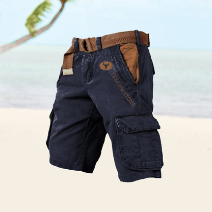 Robert | Short Cargo à 6 Poches avec Ceinture