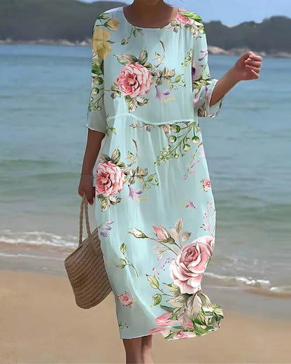 Morgaine | Robe à Imprimé Floral