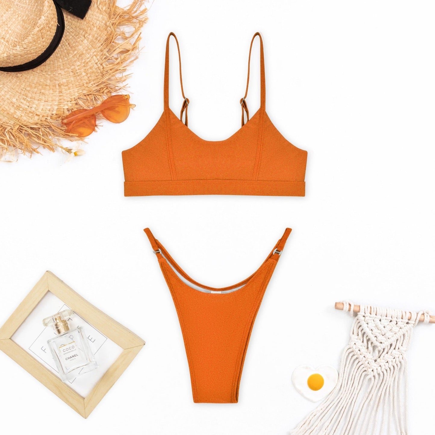 Grazielle | Bikini d'Été Taille Haute