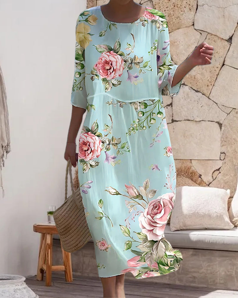 Morgaine | Robe à Imprimé Floral