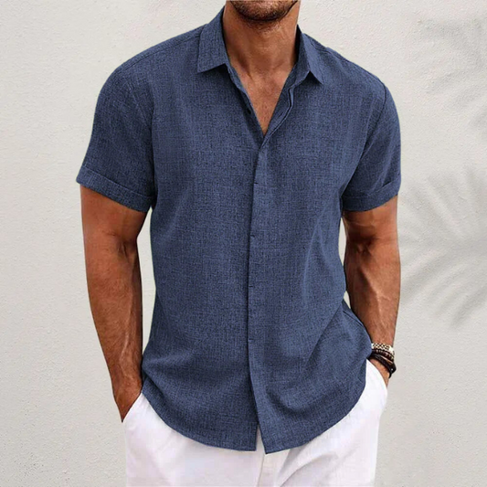 Paulo™ | Chemise Élégante en Coton et Lin