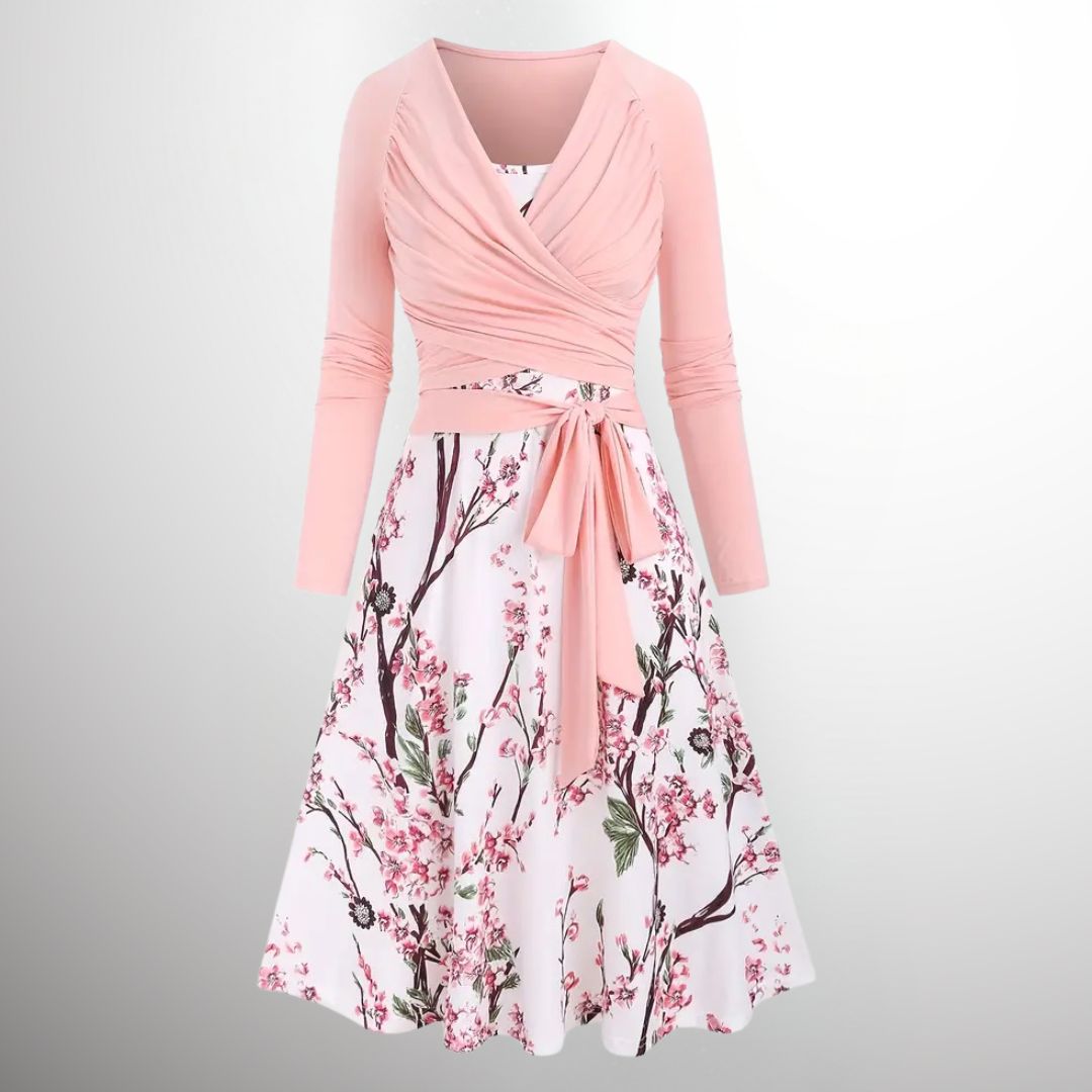 Rachel™ | Ensemble Robe Florale Vintage