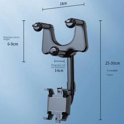 FlexiPhone® | Support de téléphone de voiture rotatif