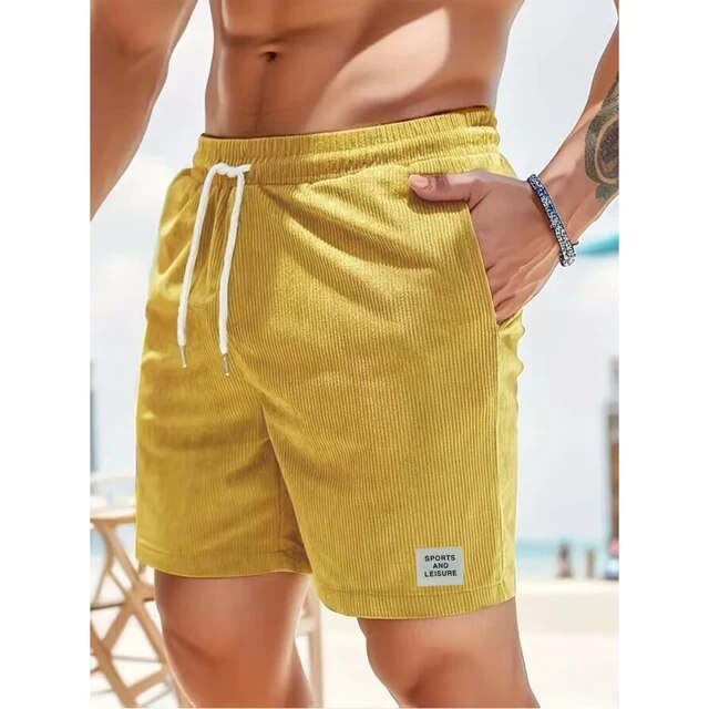 Nico™ | Shorts Homme en Velours Côtelé