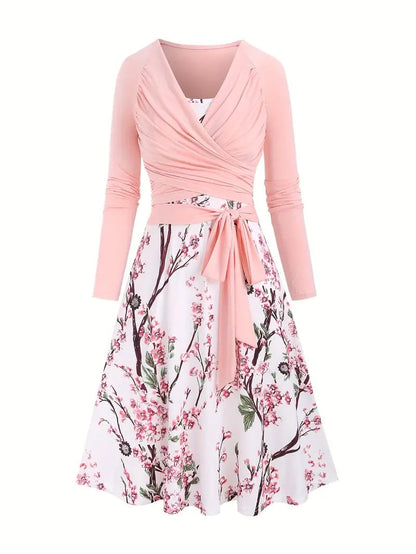 Rachel™ | Ensemble Robe Florale Vintage