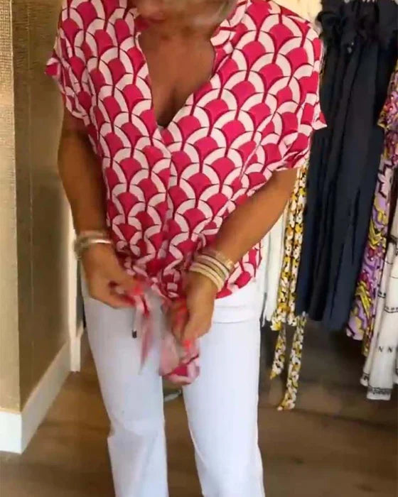 Bianca | Blouse à col V